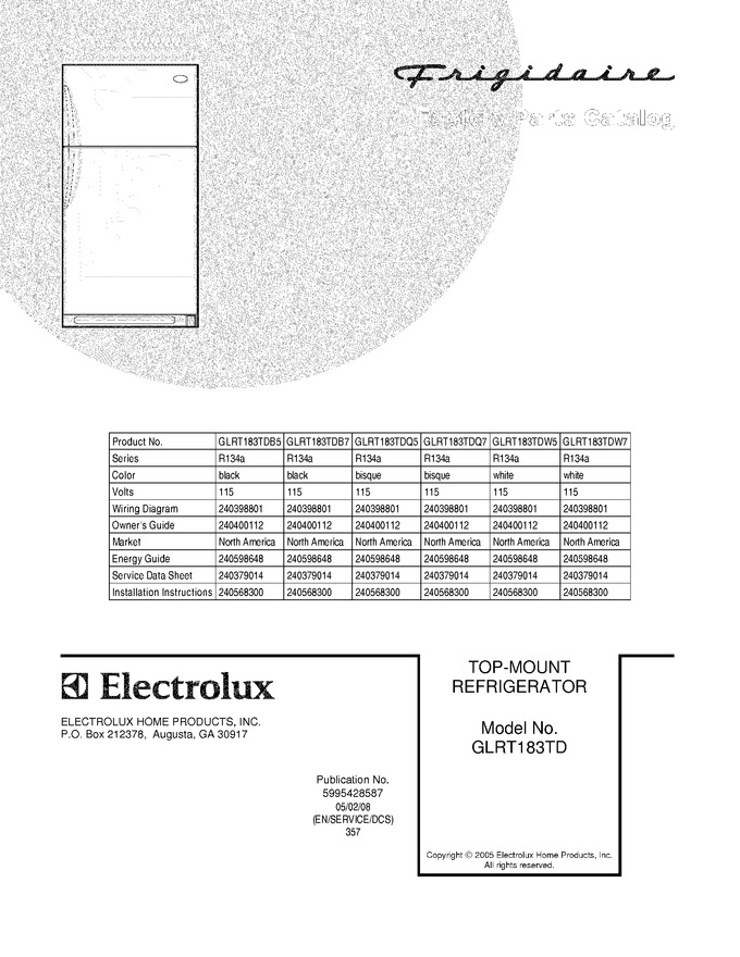 Diagram for GLRT183TDQ5