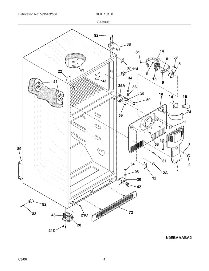 Diagram for GLRT183TDWH