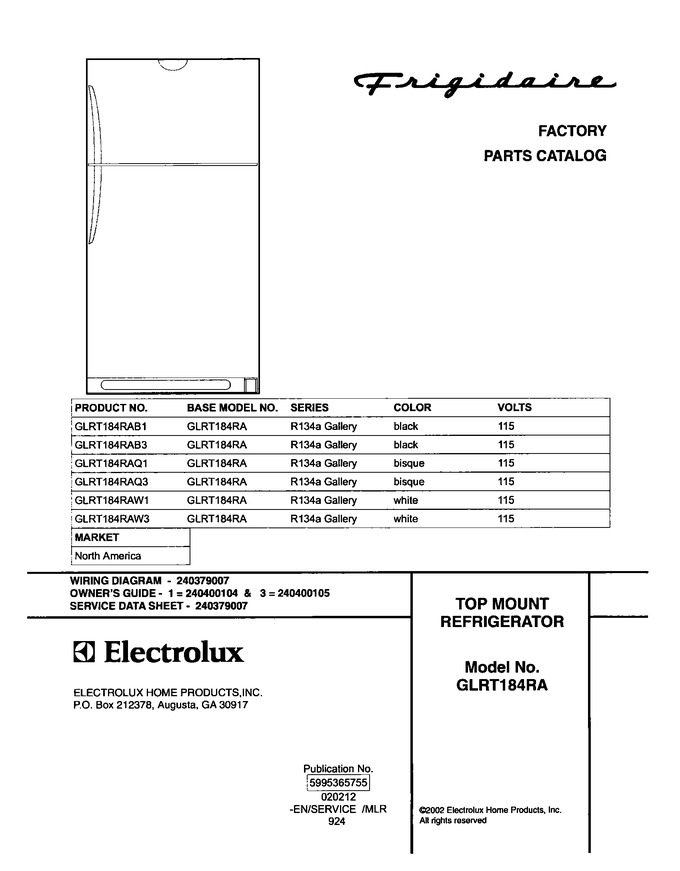 Diagram for GLRT184RAQ3