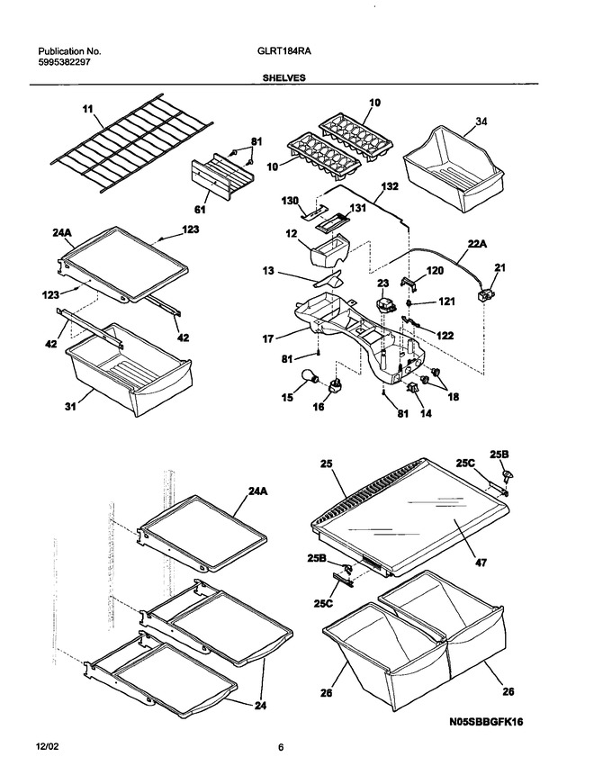 Diagram for GLRT184RAW4