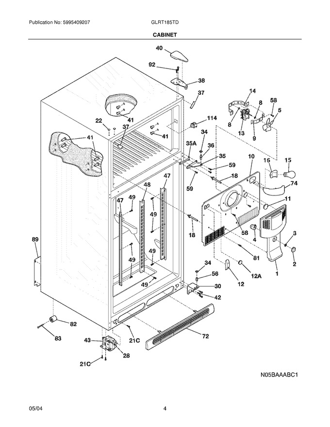 Diagram for GLRT185TDQ1
