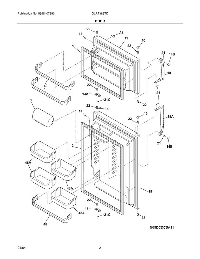 Diagram for GLRT185TDQ0