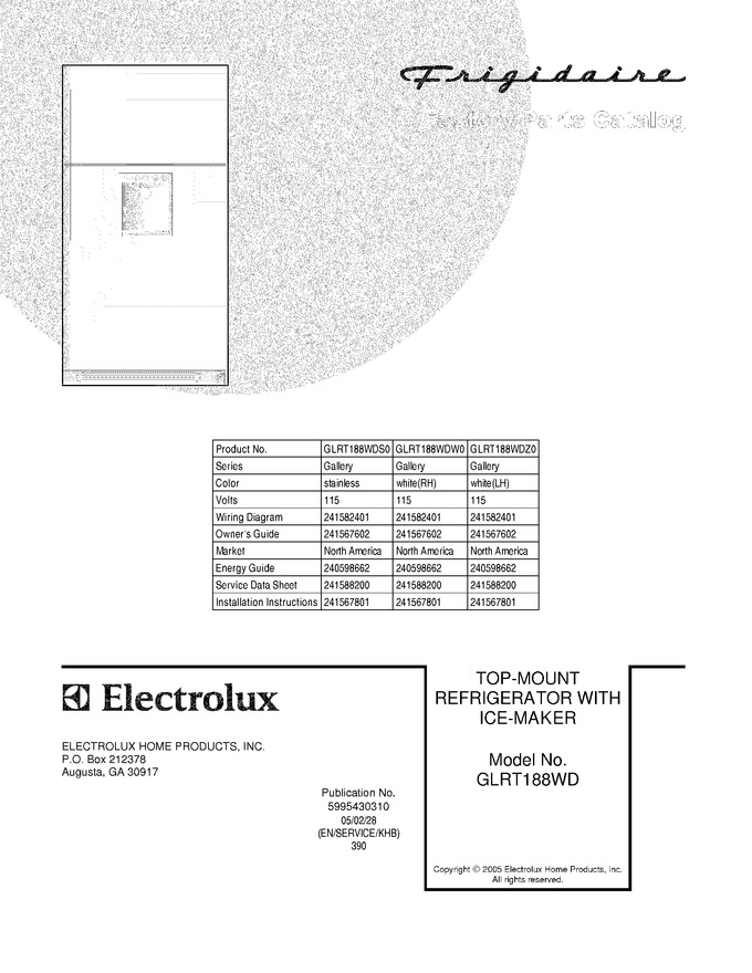 Diagram for GLRT188WDS0