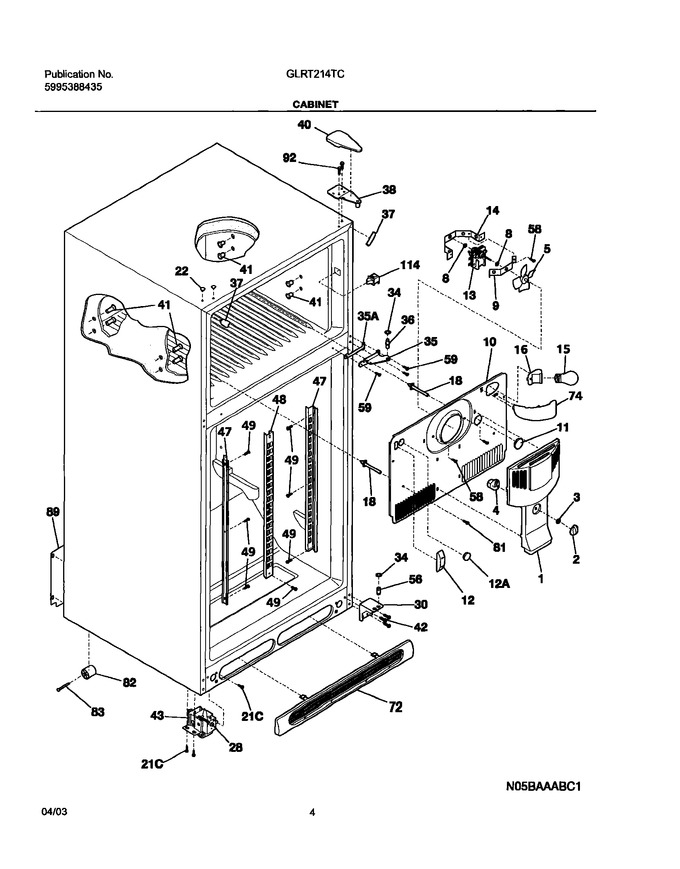 Diagram for GLRT214TCW0