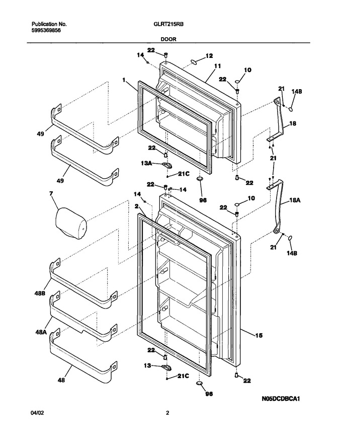 Diagram for GLRT215RBW0