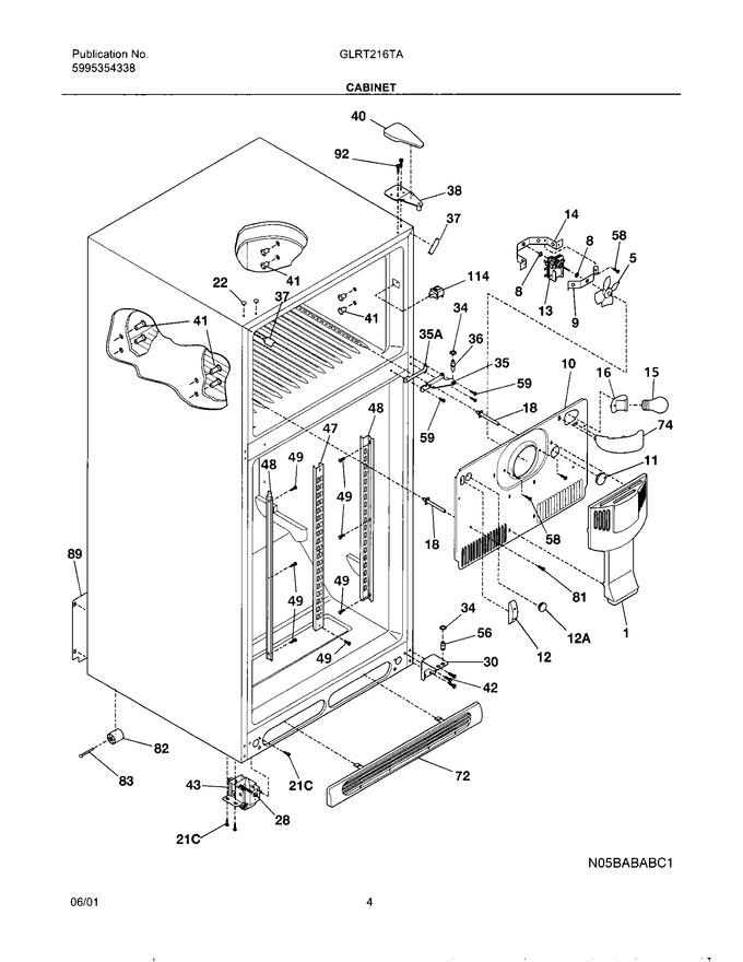 Diagram for GLRT216TAQ0