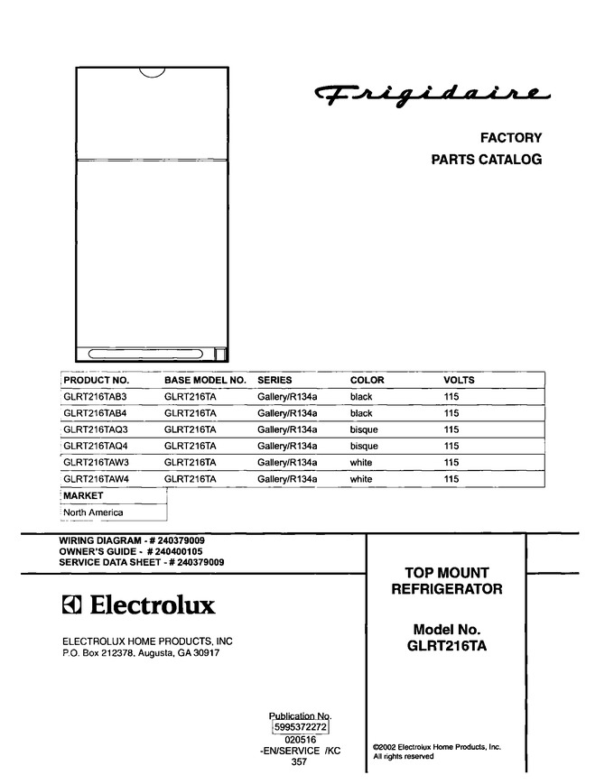Diagram for GLRT216TAB4
