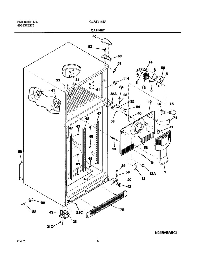Diagram for GLRT216TAB4