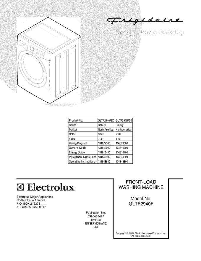 Diagram for GLTF2940FE0