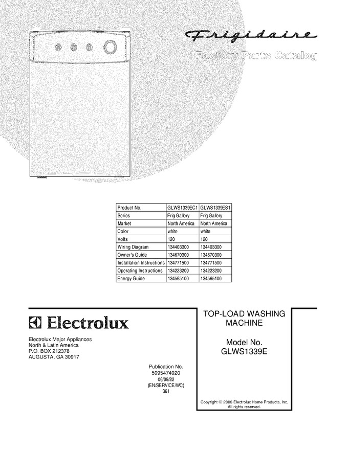 Diagram for GLWS1339EC1