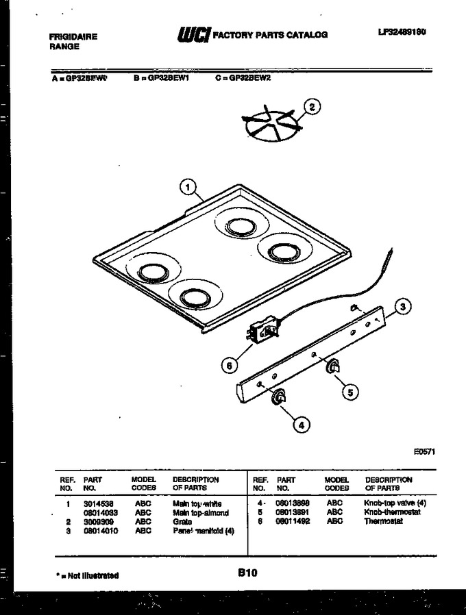 Diagram for GP32BEW1