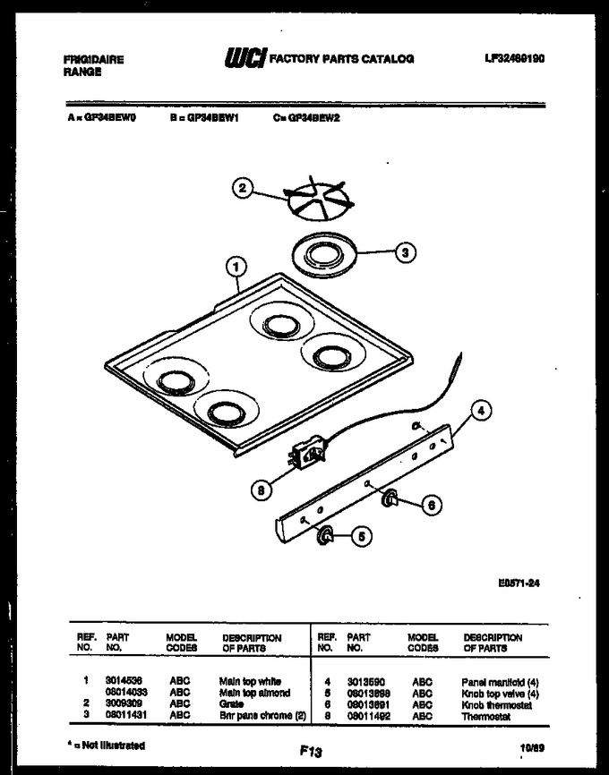 Diagram for GP34BEW1