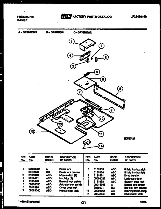 Diagram for GP34BEW1