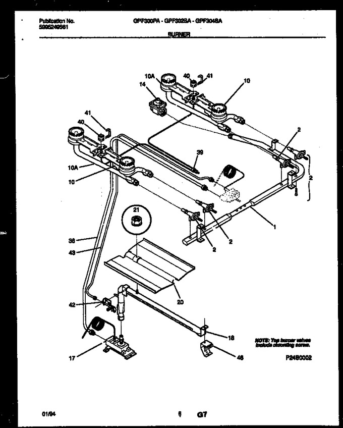 Diagram for GPF304SAWB