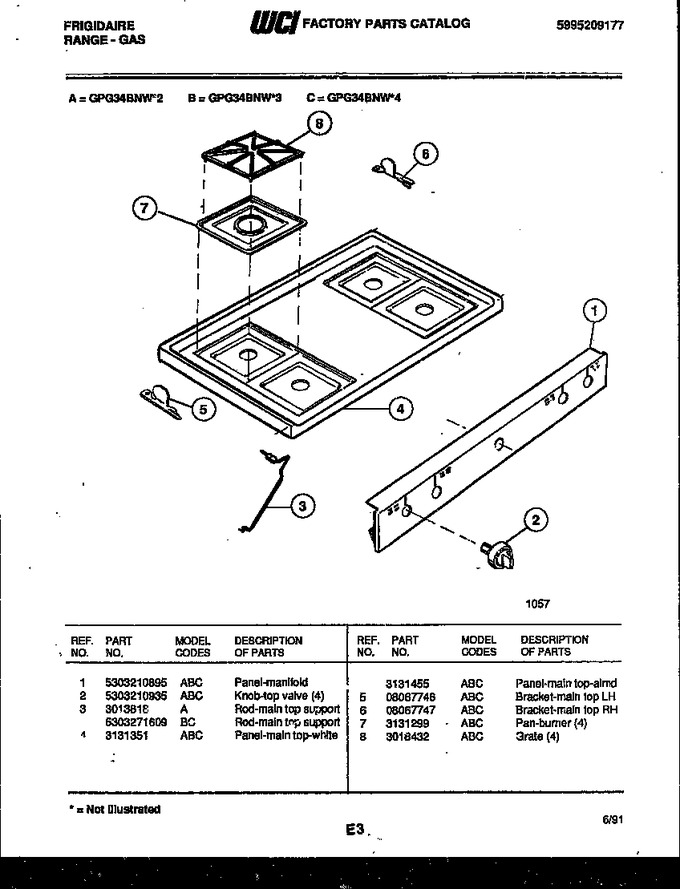 Diagram for GPG34BNW3