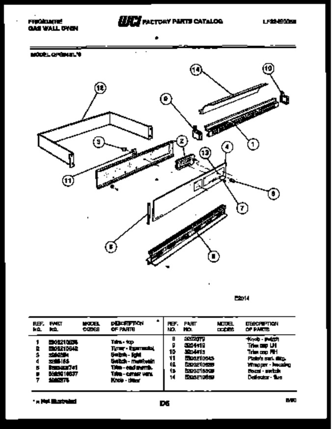 Diagram for GPG94BL0