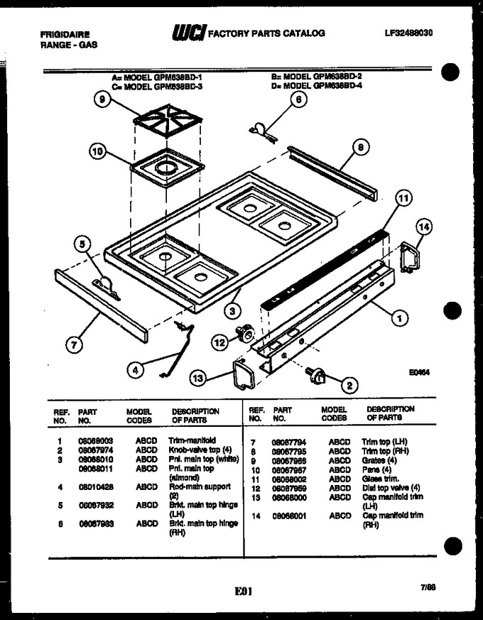 Diagram for GPM638BDW1