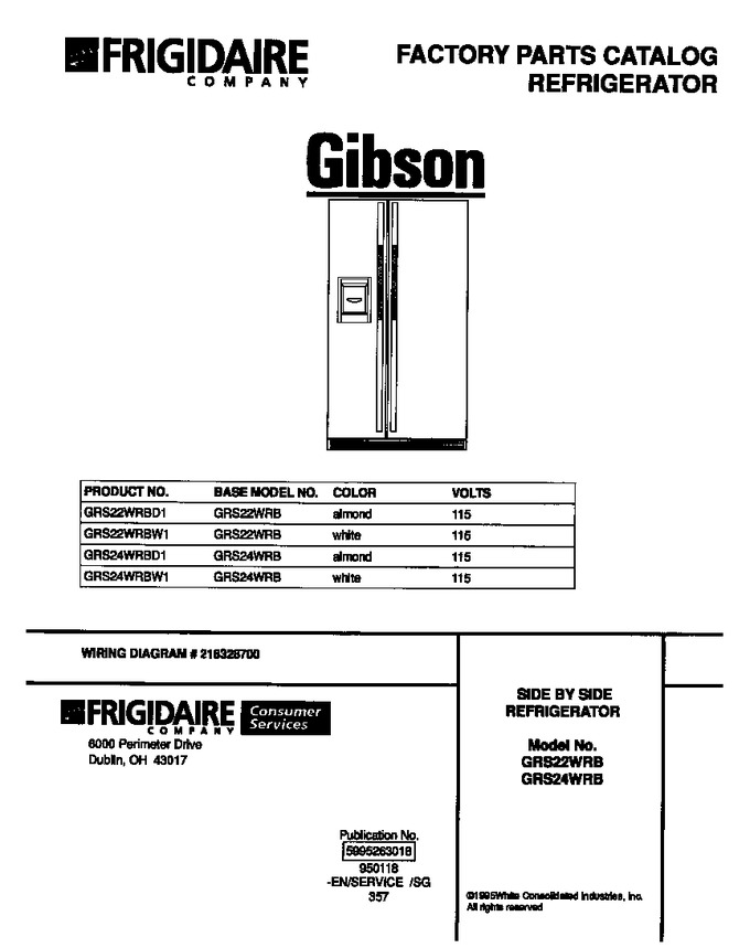 Diagram for GRS22WRBW1