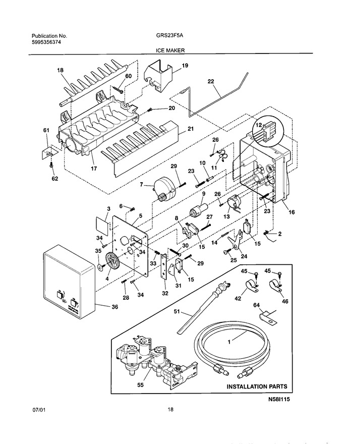 Diagram for GRS23F5AW1