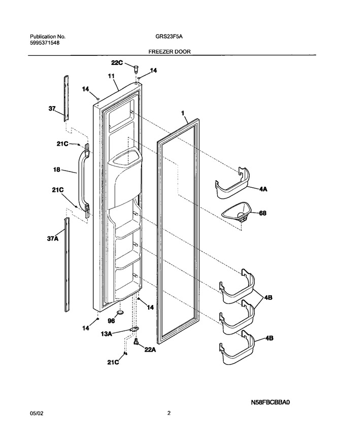 Diagram for GRS23F5AW3