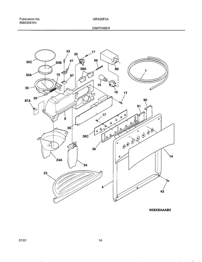 Diagram for GRS26F5AW0