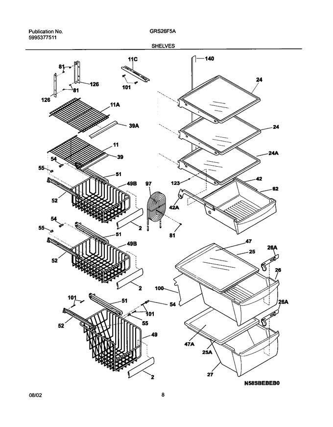 Diagram for GRS26F5AW5