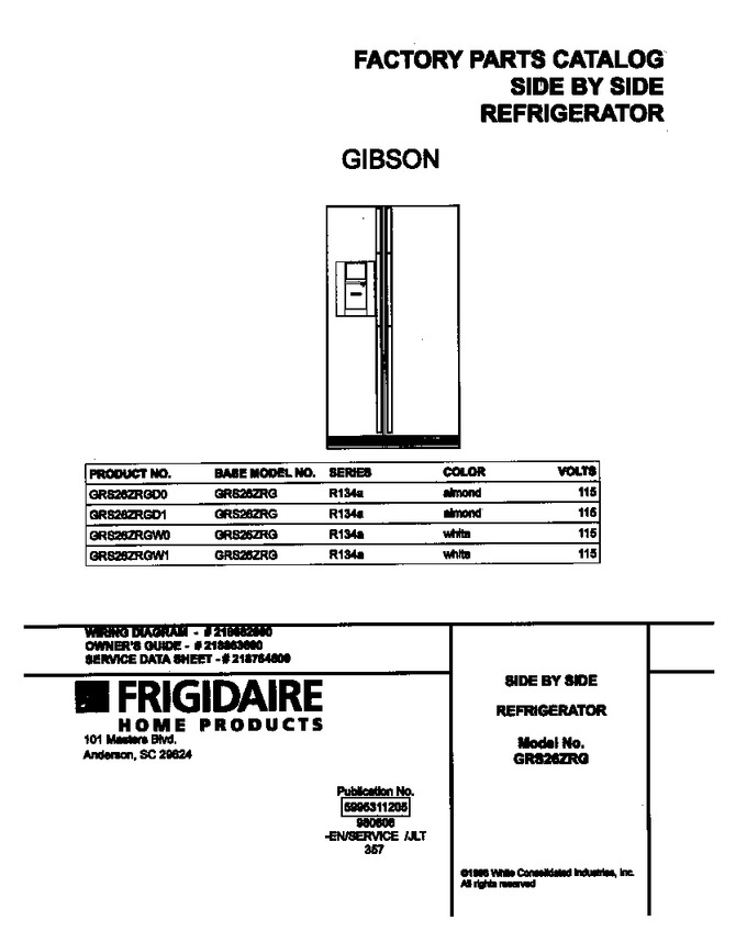 Diagram for GRS26ZRGD0