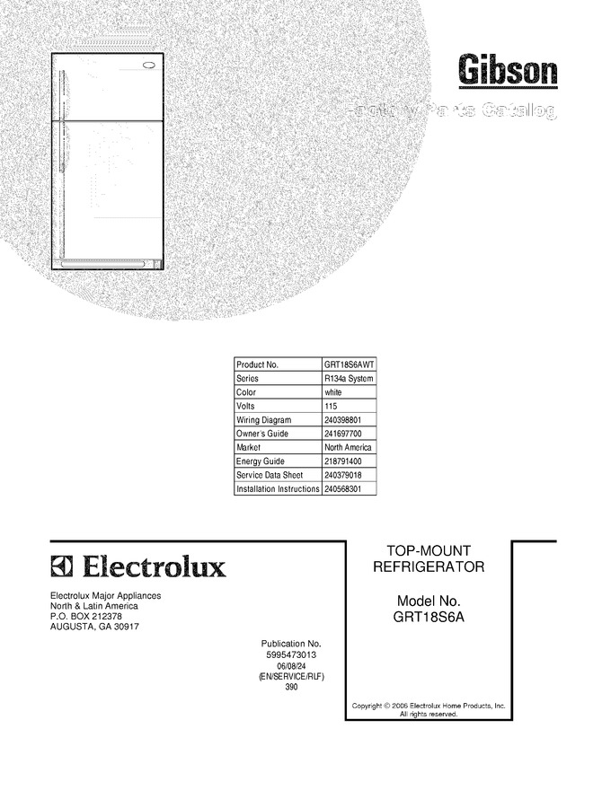 Diagram for GRT18S6AWT