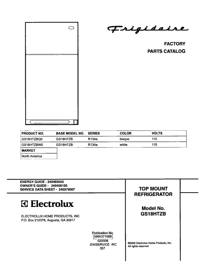 Diagram for GS18HTZBQ0