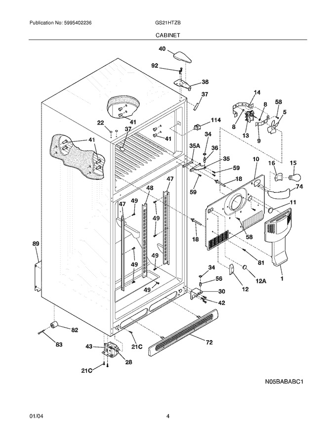 Diagram for GS21HTZBQ2
