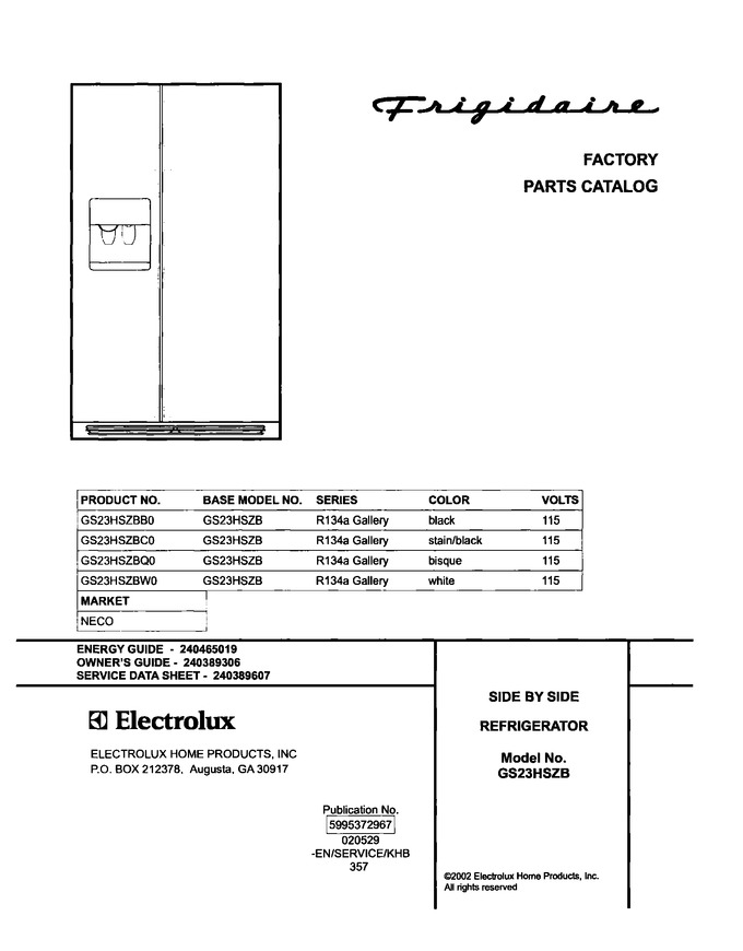 Diagram for GS23HSZBW0