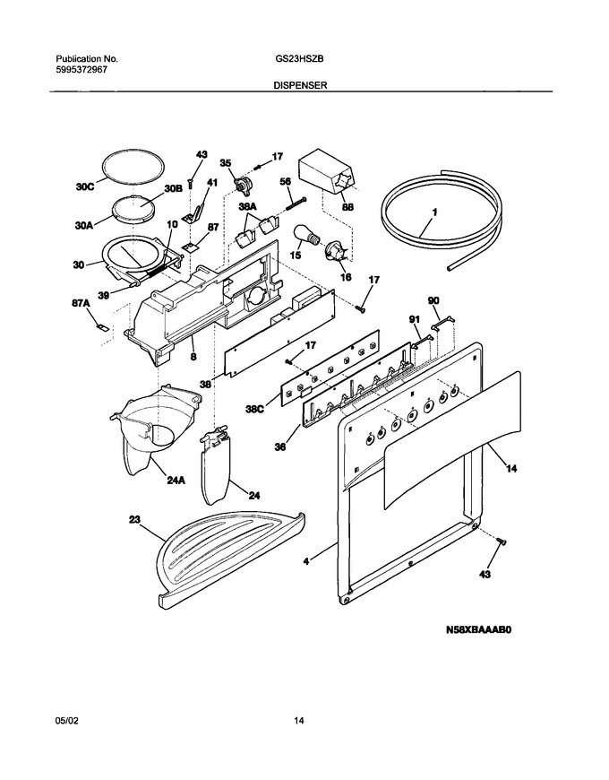 Diagram for GS23HSZBW0