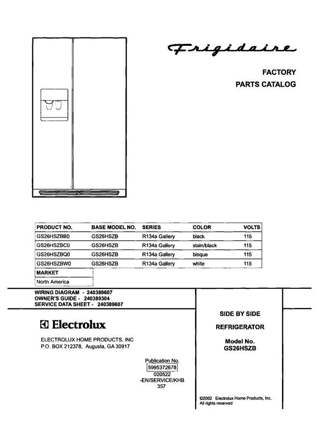 Diagram for GS26HSZBC0