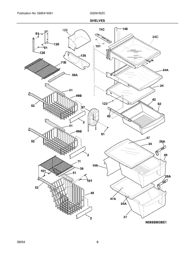 Diagram for GS26HSZCW6