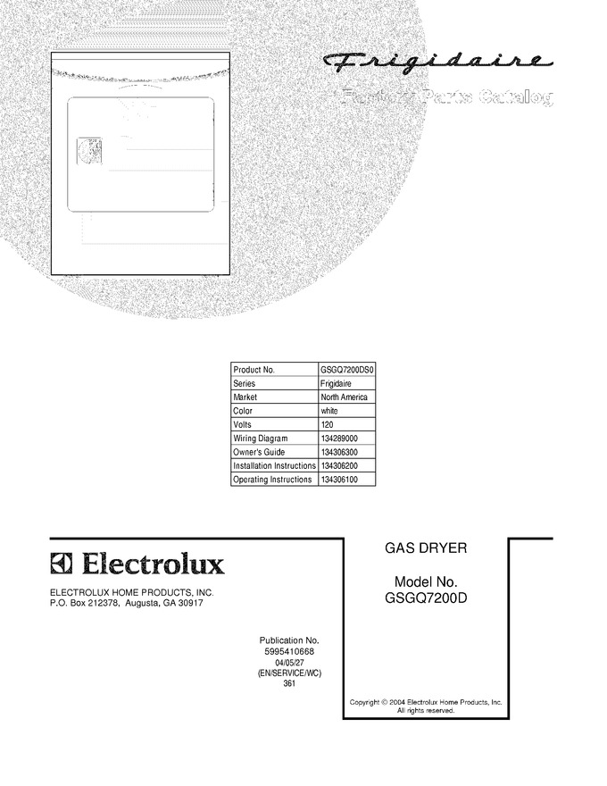 Diagram for GSGQ7200DS0