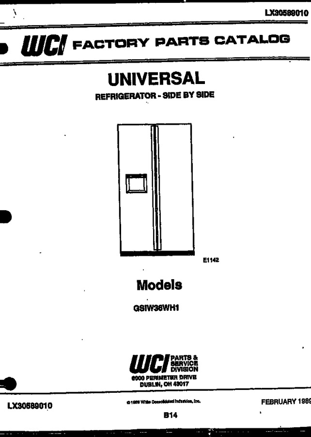 Diagram for GSIW36FH1