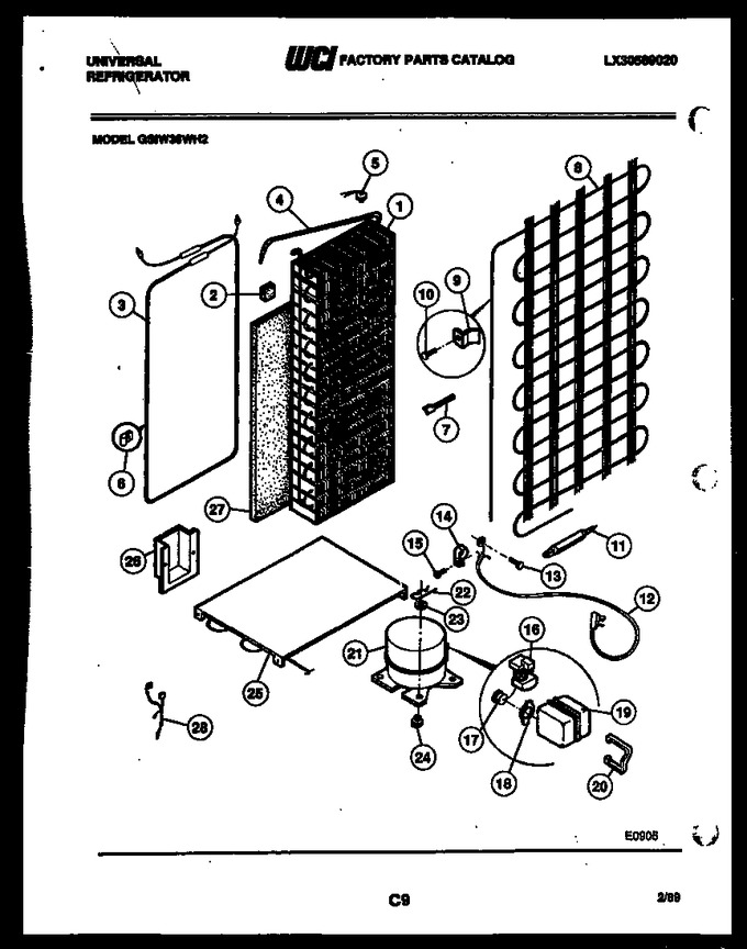Diagram for GSIW36BH2