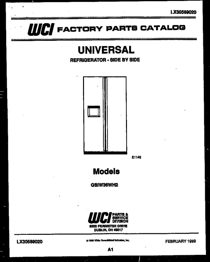 Diagram for GSIW36HH2