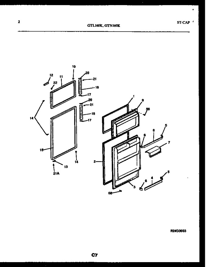 Diagram for GTN160BK2