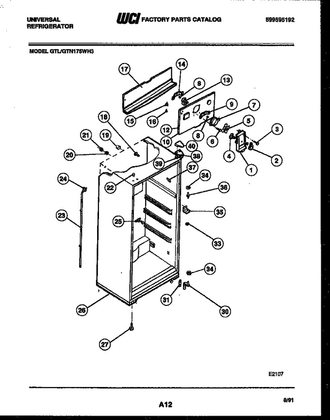 Diagram for GTL175CH3