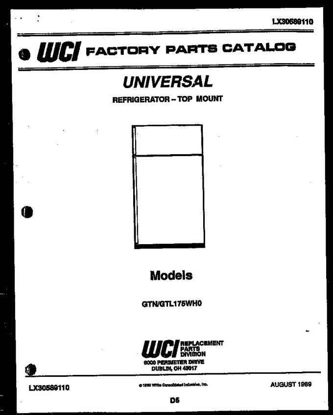 Diagram for GTL175HH0