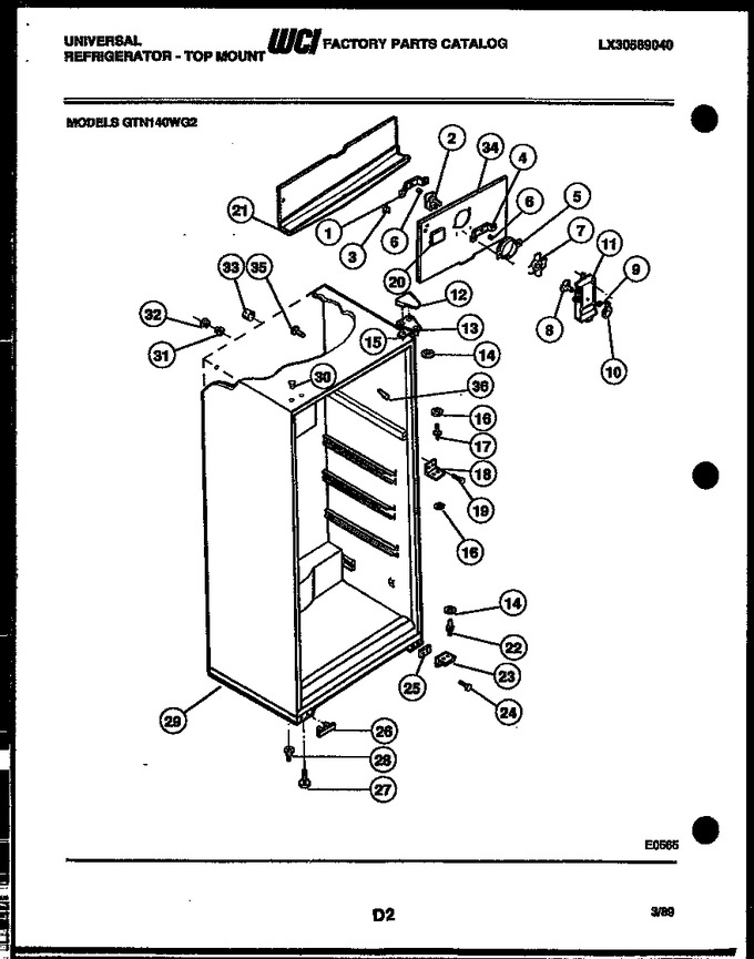 Diagram for GTN140HG2