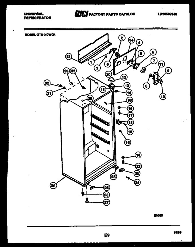 Diagram for GTN140CH4