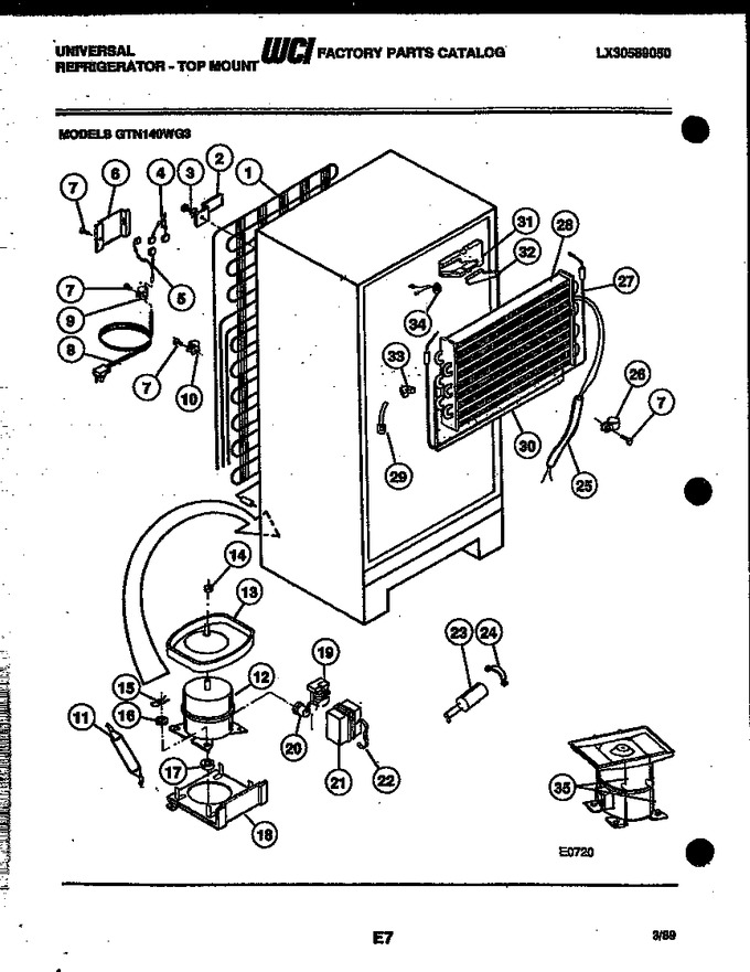 Diagram for GTN140WGY3