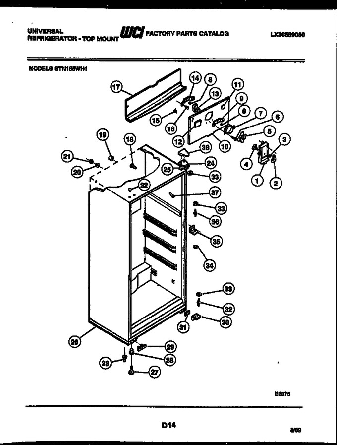 Diagram for GTN155BH1