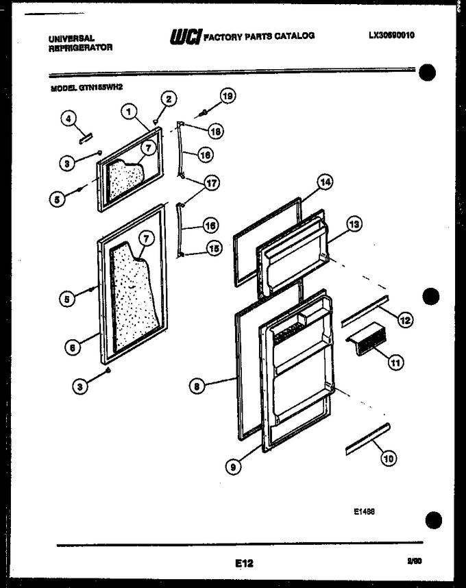 Diagram for GTN155WHV2