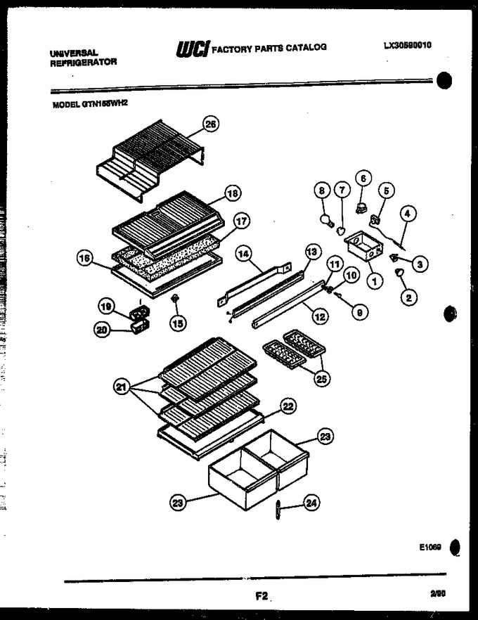 Diagram for GTN155WHW2