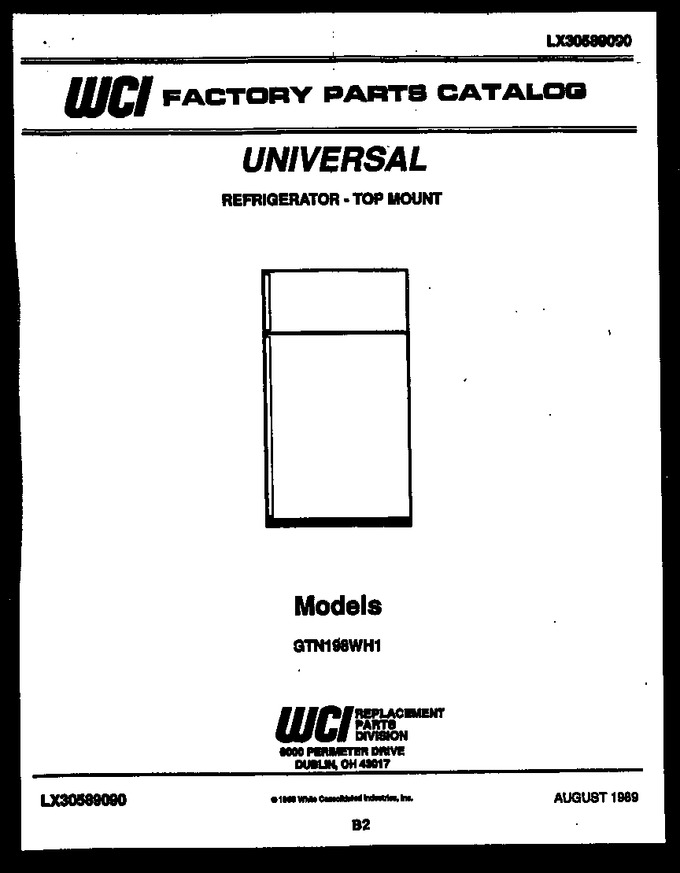 Diagram for GTN198WD1