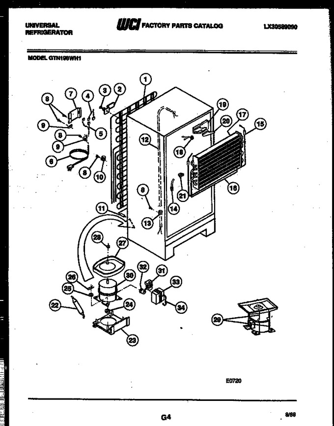 Diagram for GTN198WHE1