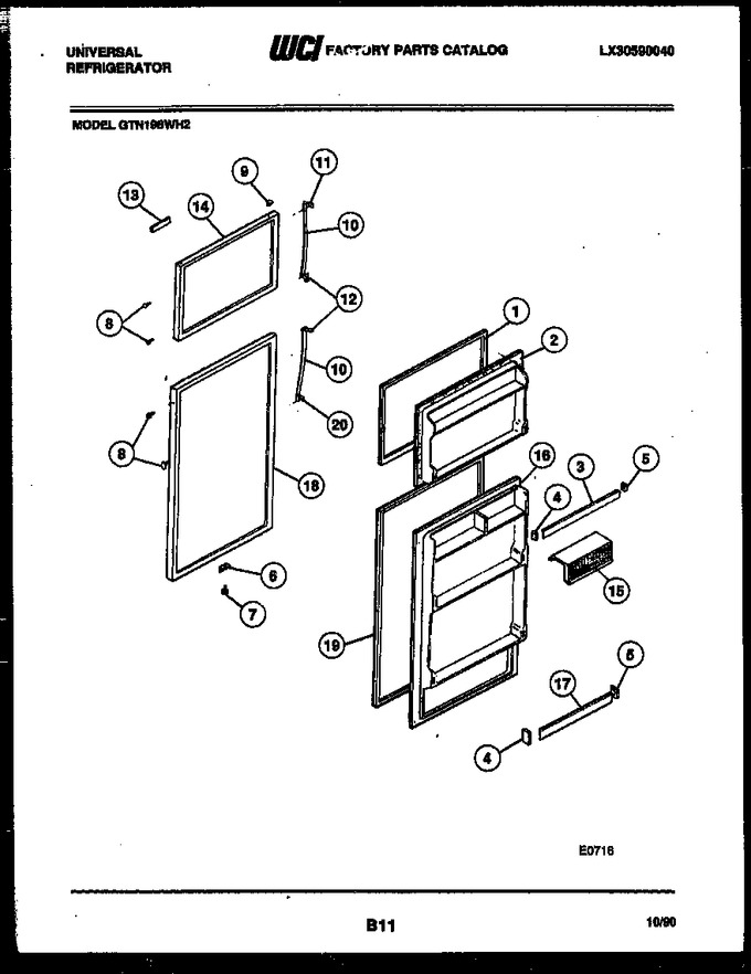 Diagram for GTN198WH2-45